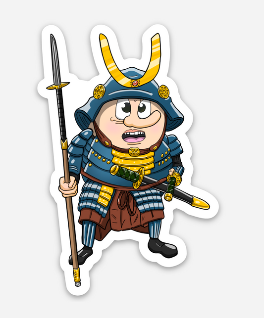 Samurai Egg Sticker