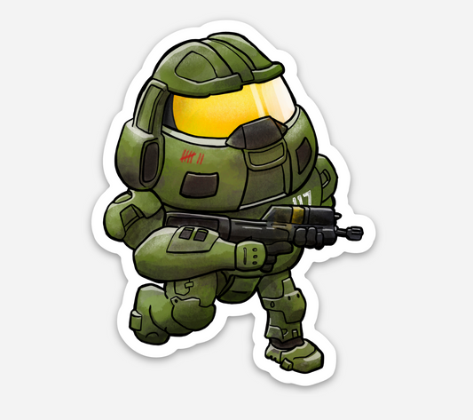 Master Chief Egg Sticker