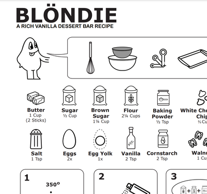 Blondie Recipe: BLÖNDIE