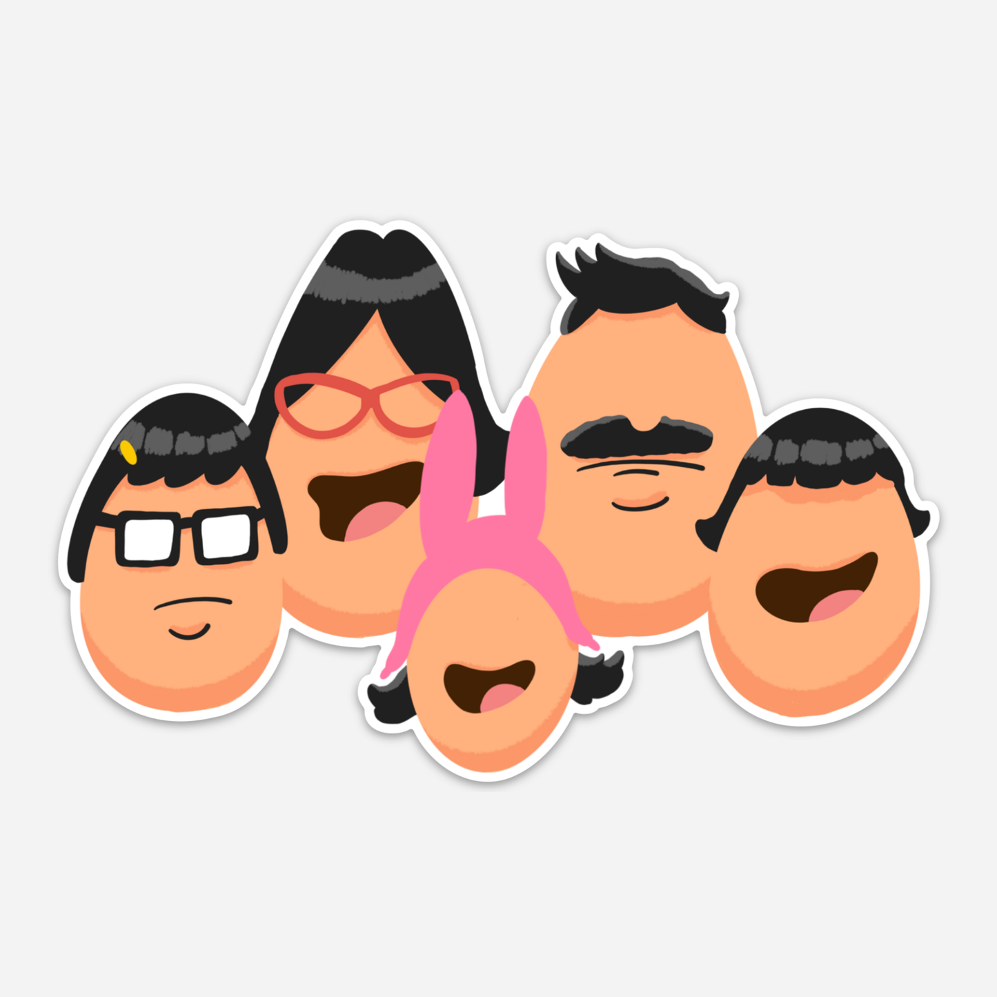 Bob's Burgers Egg Sticker