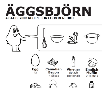 Eggs Benedict Recipe: ÄGGSBJÖRN