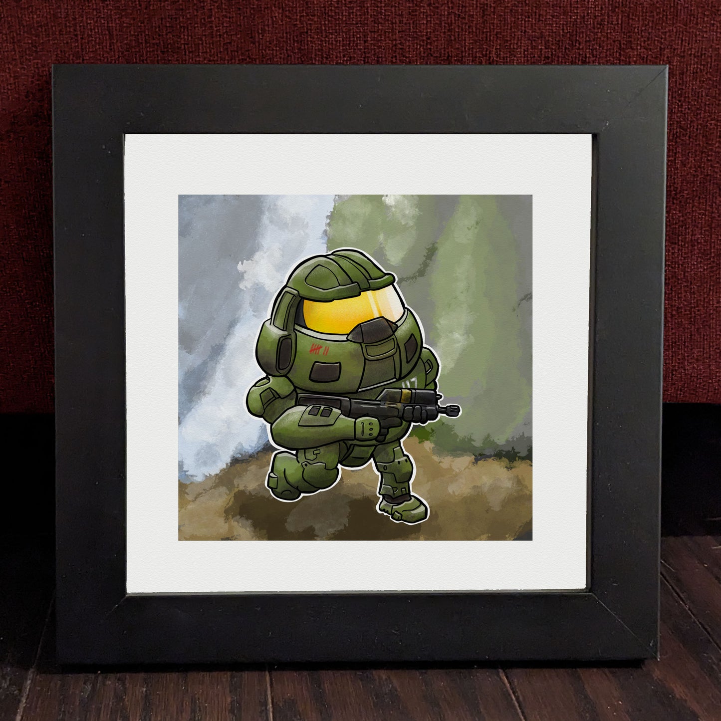 Master Chief Egg Print