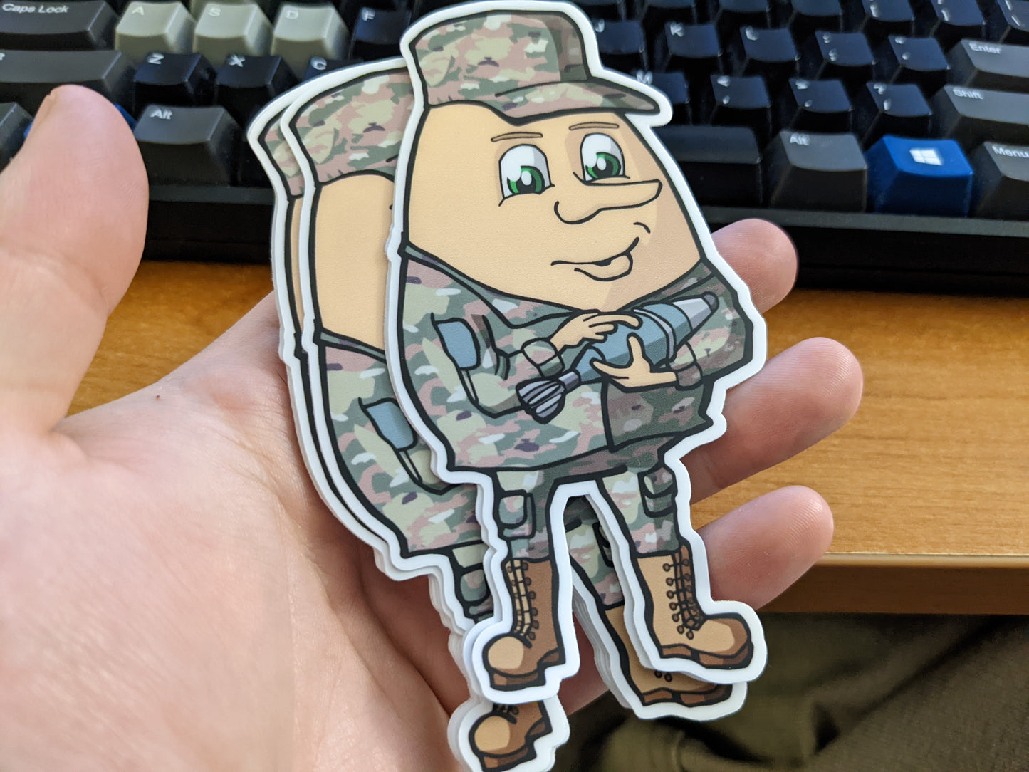 U.S. Army Egg Sticker