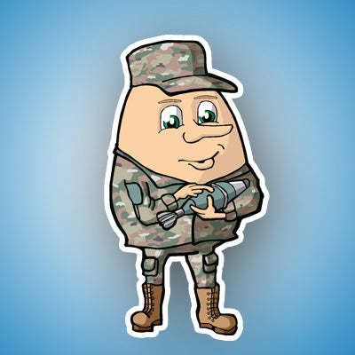 U.S. Army Egg Sticker