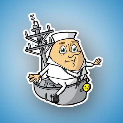 U.S. Navy Egg Sticker